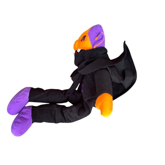 Vintage Dracula Plush Vampire Doll Halloween 22" Stuffed Toy Soft Eyes READ - Picture 5 of 16